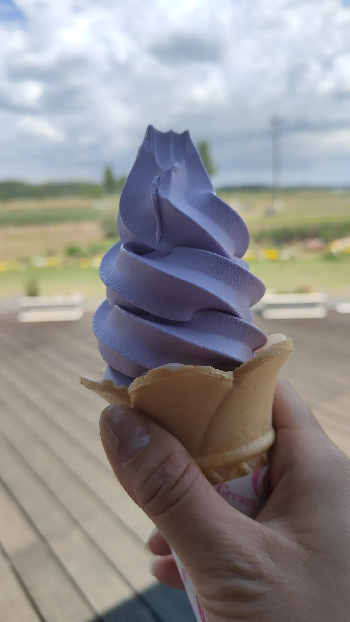 ラベンダーソフトクリーム